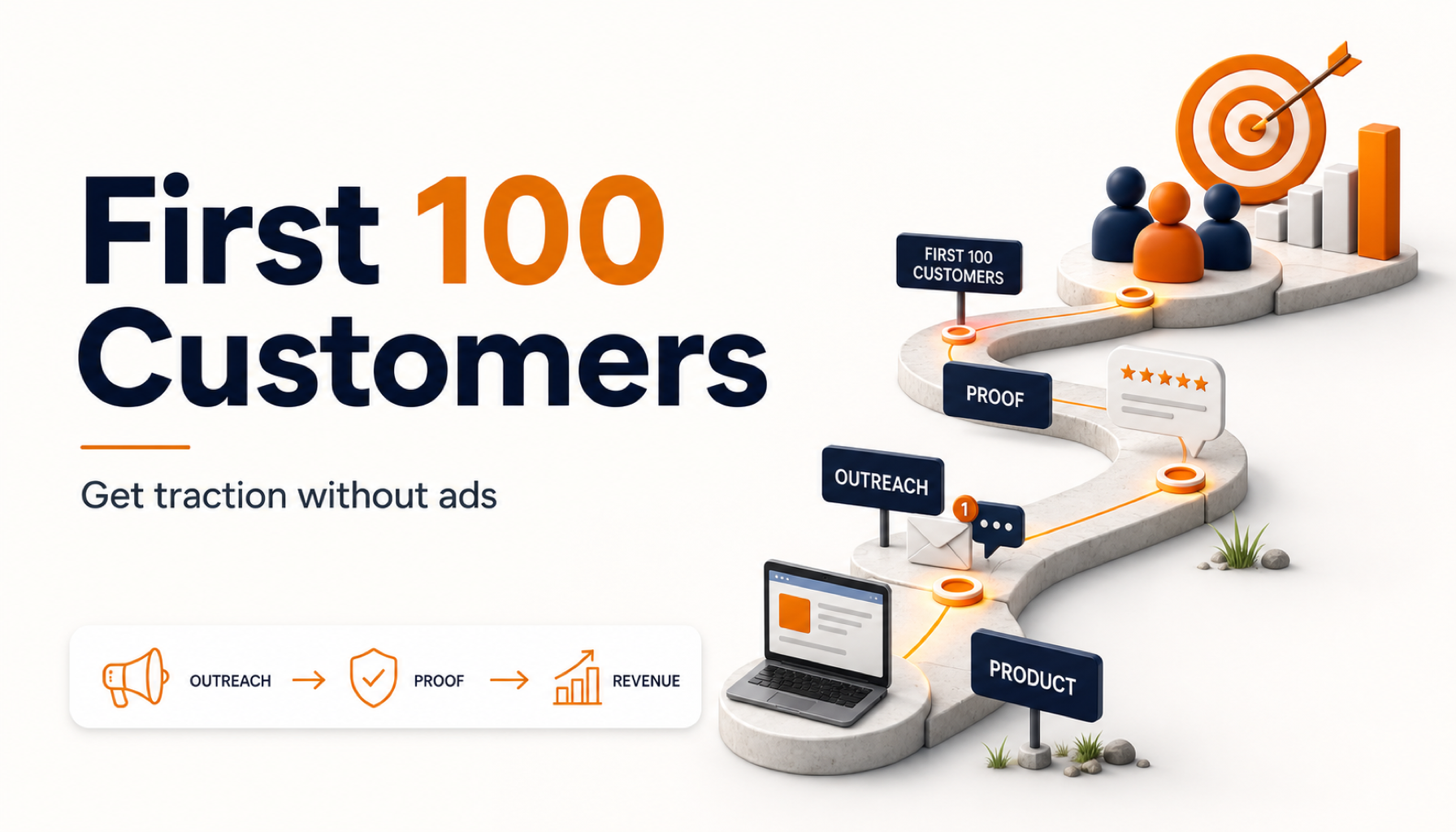 How to Get Your First 100 Customers for a Vibe-Coded SaaS Without Ads
